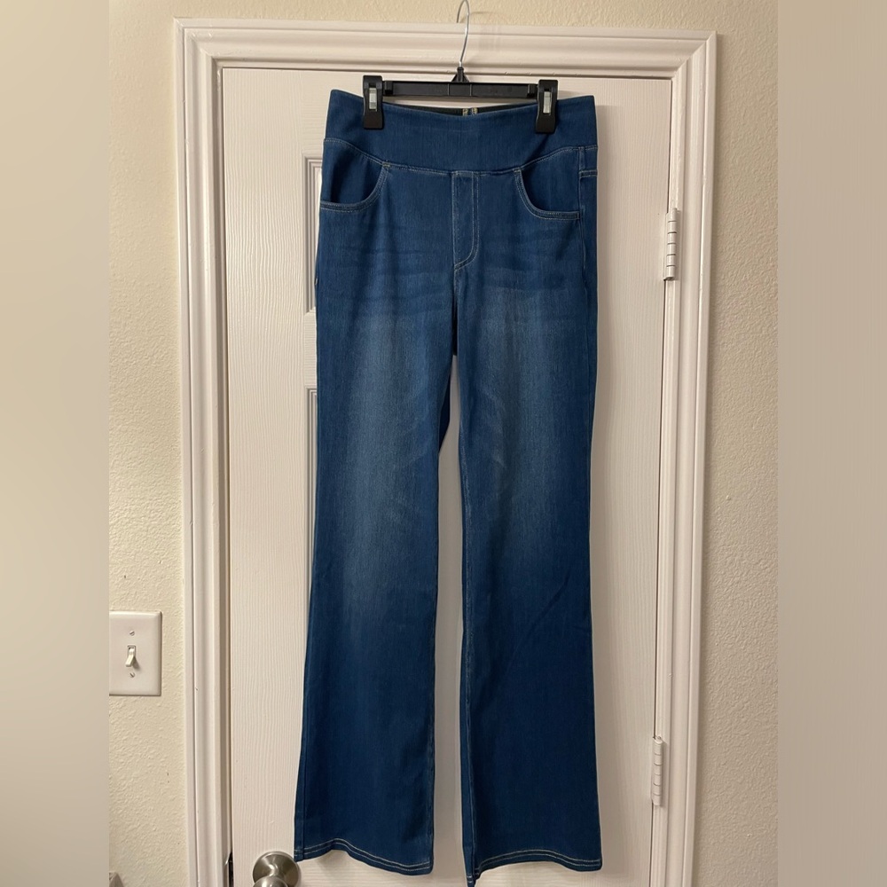 Halara Flex High Waisted Stretchy Bootcut Jeans (Bright Blue)